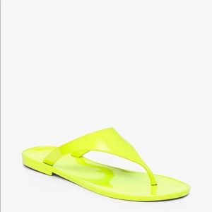 BCBGeneration - Neon Metallic Jelly Thong Sandal